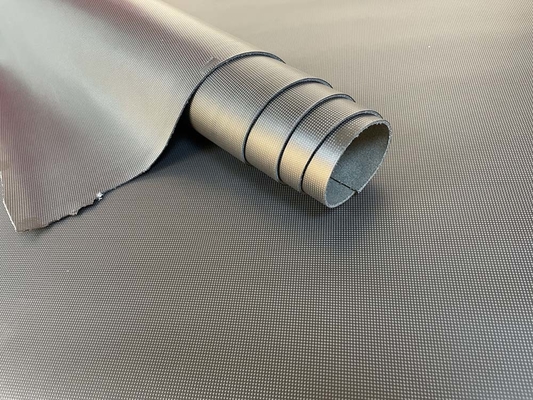 Edelstein prägeartiges Silikon-Leder-Gewebe abriebfest für Taschen und Gurte