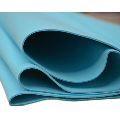 Antiscratch See-blaues ledernes Gewebe-erstklassiges Veloursleder Microfiber-Velourleder für Taschen