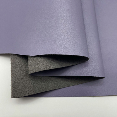 Kalk-Grey Litchi Pattern Upholstery PVC ledernes materielles 1.55mm dick