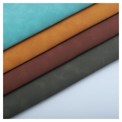 Faux-beschichtete lederne Gewebe-PU Microfiber-Gewebe-Leder für Handtaschen